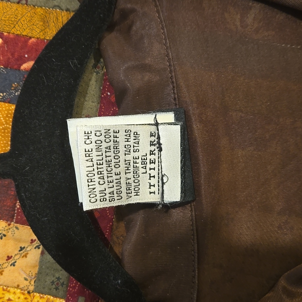 Authentic Vintage Dolce & Gabbana Sheer and Shiny Dark Brown Button Down Shirt - Picture 8 of 9